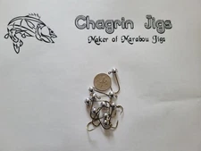 1/16 oz Size 4 hook Round Head No Collar Unpainted Jig Heads