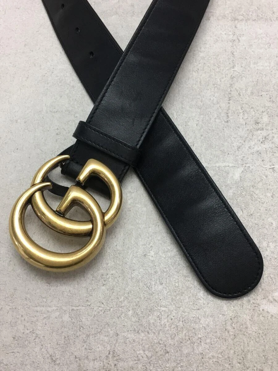 Gucci Double G Buckle Leather Belt