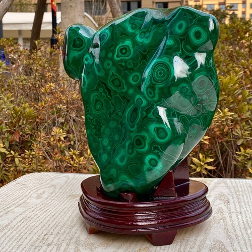 13.75LB Natural chrysocolla/Malachite transparent cluster rough mineral sample - 第 6/14 張圖片