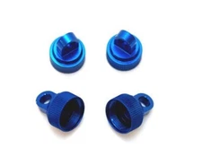 Traxxas Slash/Stampede/Rustler Blue Alloy Shock Caps  STRST3767B