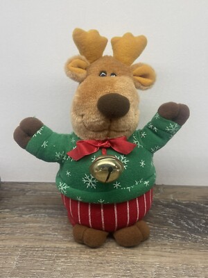 Vibrating Rudolph 1995 Vtg Avon Jingling, Vibrating Reindeer Plush Plays “Rudolph” Sound ...