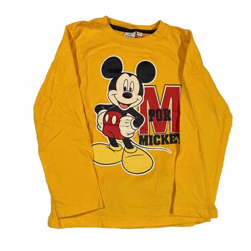 Disney Junior Mickey Mouse 2 Piece 8A Pajamas, Top Says M For Mickey - Picture 3 of 6
