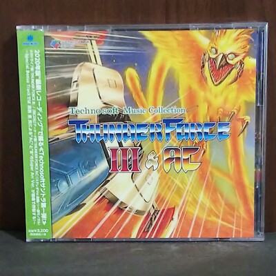 Technosoft Music Collection THUNDER FORCE III and AC Game CD NEW Kei Takanishi