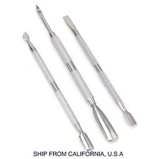 Professional/Salon Quality Nail Cuticle Pusher 3 pcs