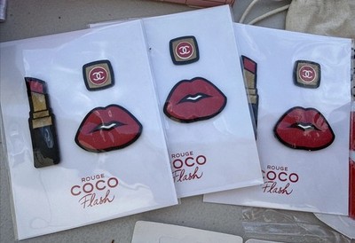 Chanel Rouge Coco Flash 3 Pack Foam Collectors Stickers. #714