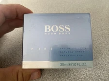 New! BOSS PURE by HUGO BOSS 1.0 FL oz / 30 ml EDT Eau De Toilette Spray SEALED!