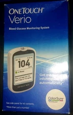 Sealed Original One Touch DELICA Lancing Device KIT with Verio Glucose Meter 
