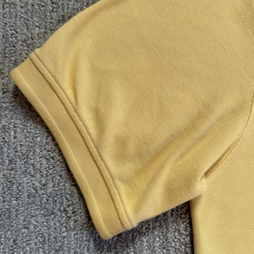 Polo LL Bean XL alta gialla vestibilità tradizionale manica corta tasca pesante XLT - Foto 6 di 8
