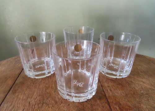 4 B&B Italy Bleikristall Double Old Fashion / Rocks Gläser - neuwertig - Bild 6 von 6