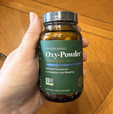 Oxy-Powder Oxygen-Based Digestive Cleanse Constipation Relief 60 Ct Vegan