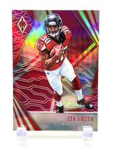 Ito Smith Rookie Card /199 2018 Panini Phoenix Pink Prizm SP #133 Falcons RC. rookie card picture