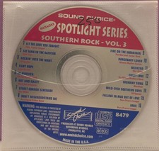 SC8479 SOUTHERN ROCK   SOUND CHOICE KARAOKE CDG LOT FL GA