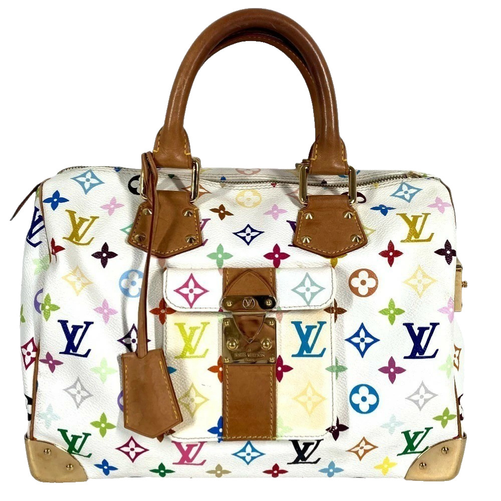 Louis Vuitton Speedy 30 M92643 Monogram Multicolor Hand Bag Auth France
