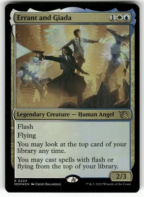 Errant and Giada #224 (Foil) (NM) March of the Machine MOM Magic MTG
