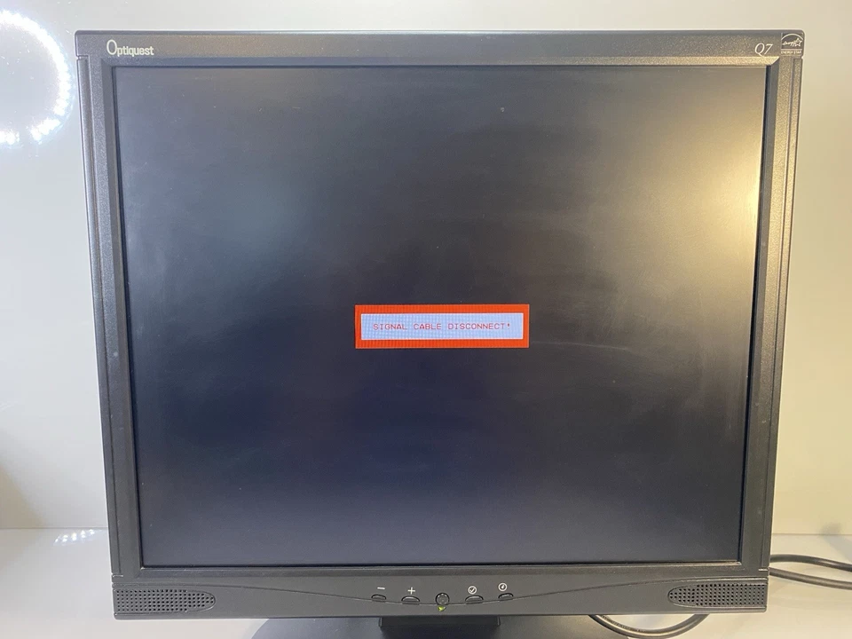 Optiquest Q7B-3 Model VS11147 17" Flat Screen Monitor Display w/Power Cord Works - Image 2 of 4