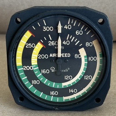 Beechcraft Air Speed Gauge PN 50-384024-13 or B302-13