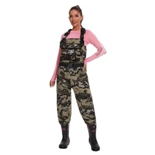  Women Neoprene Chest Waders Desolve X-Large, Boot 10 Boot Foot - Bare Camo
