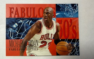 Michael Jordan 1995 Fleer Ultra #5 Fabulous Fifties 5 of 7 