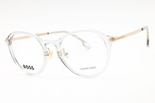 HUGO BOSS 1615 F FT3 Eyeglasses Gray Gold Frame 52mm
