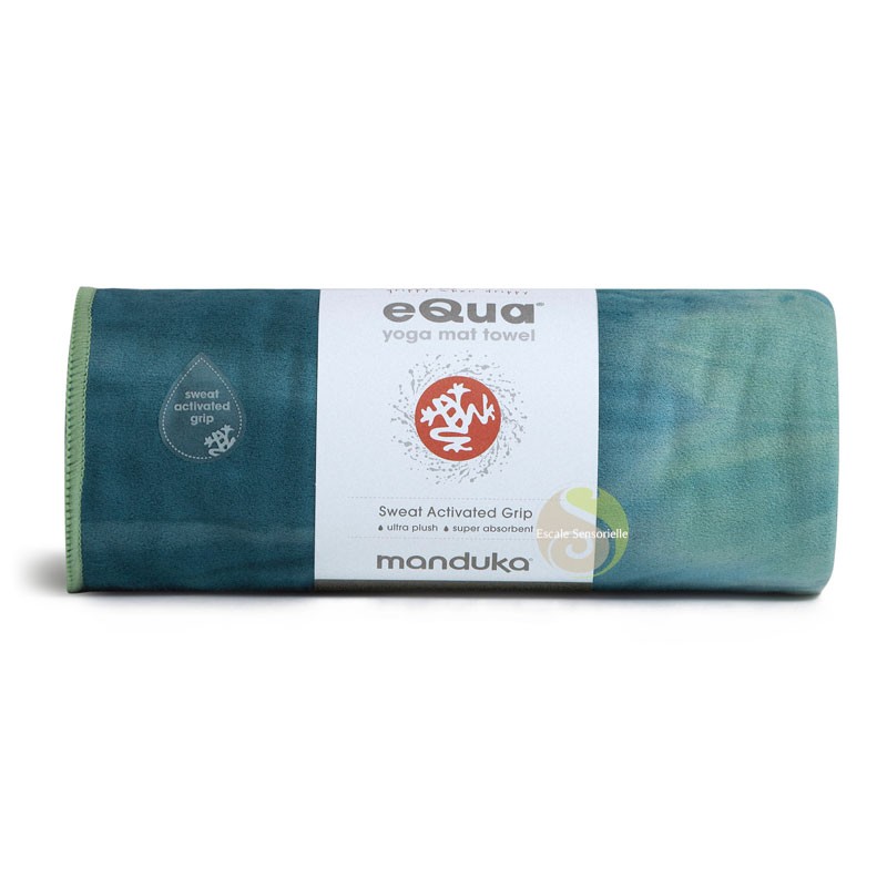 Serviette tapis yoga Manduka eQua Maldive accessoire gym antidérapant lavable