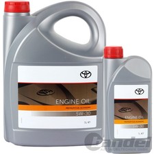 1x1+1x5 LITER ORIGINAL TOYOTA MOTORÖL PREMIUM FUEL ECONOMY 5W30 ACEA C2 API SN
