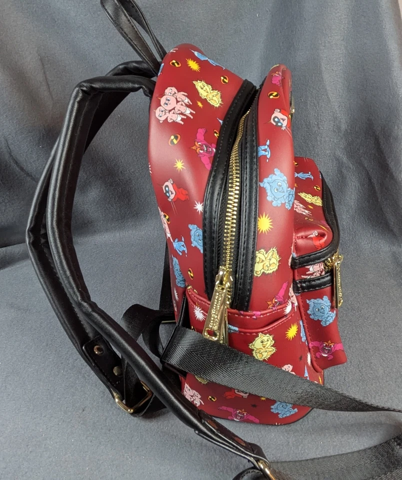 Mochila Loungefly Disney Pixar Los Increíbles Jack Jack Roja  Foto 4 de 4