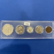 1938 U.S. Mint Affordable Coin Set Good Investment! 90% Silver! Nice Coins!