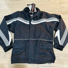 New Unisex Tourmaster Elite Series II Rain Jacket Men’s Size XS Black 42”