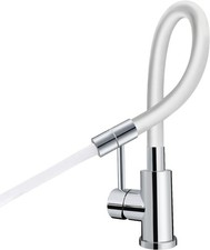 Kitchen Faucet Flexible Silicone Sprayer Single Handle Pull Down Kitchen Sink