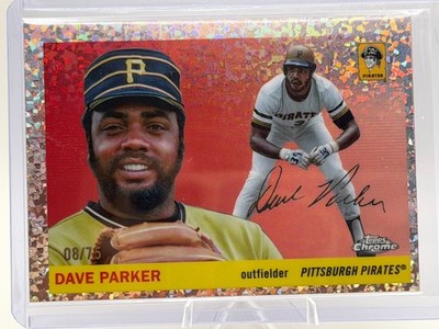 2025 Topps Chrome Platinum *Dave Parker* Rose Gold Mini Diamond /75