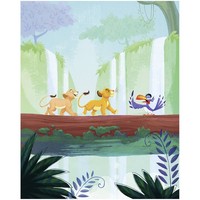 Komar Tapete - Disney The Lion King Classic Waterfall - 250 X 200 Cm