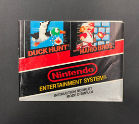 Super Mario Bros. / Duck Hunt (Nintendo Entertainment System, NES) w/ Manual