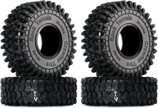 1.0 Tires - S5 Rock Terrain Crawler Tires for TRX4M SCX24 AX24 FCX24 Upgrade Par