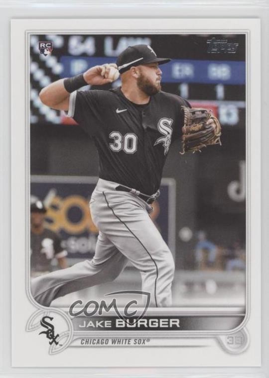 2022 Topps Series 1 Image Variation SP (Throwing) Jake Burger #186 10nl