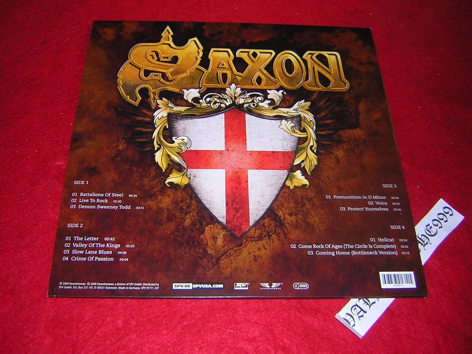 Saxon - Into The Labyrinth, SPV 91711, 2 Vinyl LP Set 2009 - Bild 2 von 4