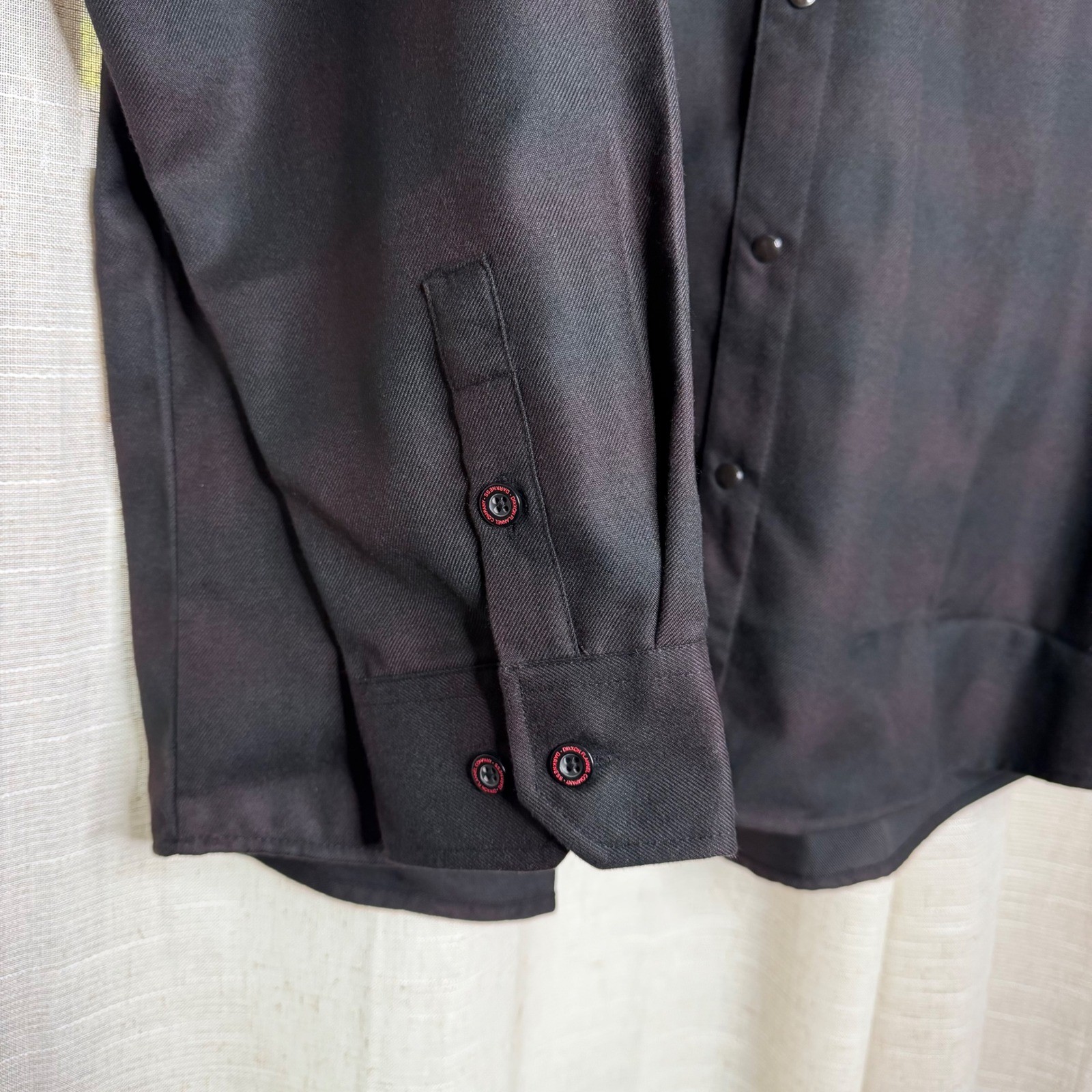 NWT Dixxon Flannel Darkness Plaid Pearl Snap Shirt Men's Size 3X Limited Edition image 6