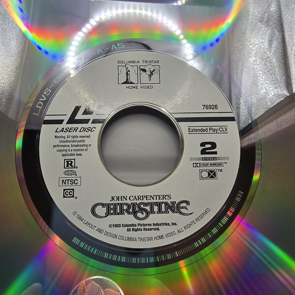LASERDISC Movie 死霊のはらわた NONE NOT ON LABEL /00500 Christine