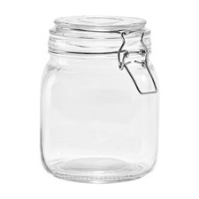 38 oz Glass Food Storage Jar Canister W/ Locking Airtight Lid Kitchen Pantry