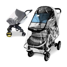 Stroller Rain Cover and Baby Stroller Mosquito Net 2-Piece Set ,Universal Str...