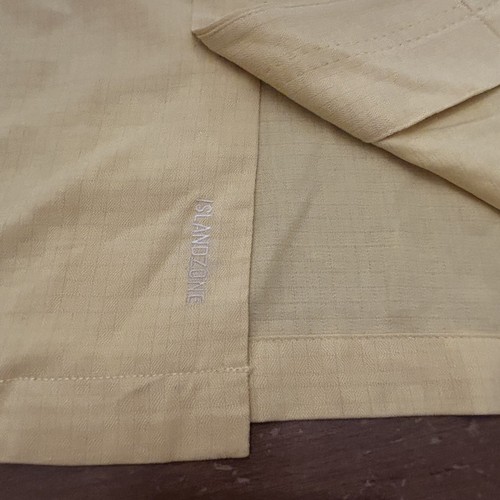 Tommy Bahama Shirt Mens XL Yellow IslandZone Silk Camp Button Up Pocket Casual - Bild 6 von 8