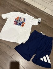 Boys Adidas 2PC Set Size 7
