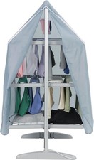Heated Airer Cover 3 Tier with Zip Grey Drying Rack Cover 147 x 73 x 70 cm