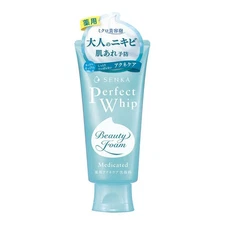 Shiseido SENKA Perfect Whip Medicated Beauty Foam Facial Cleanser - 120g - Japan