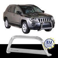 PersonenschutzbüGel Edelstahl Passend FüR Jeep Compass 2011 Bis 2016 Chrome