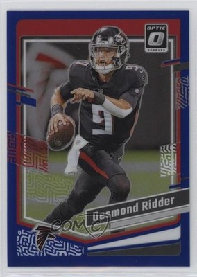 2023 Panini Donruss Optic Blue Prizm 143/199 Desmond Ridder #9 15ej