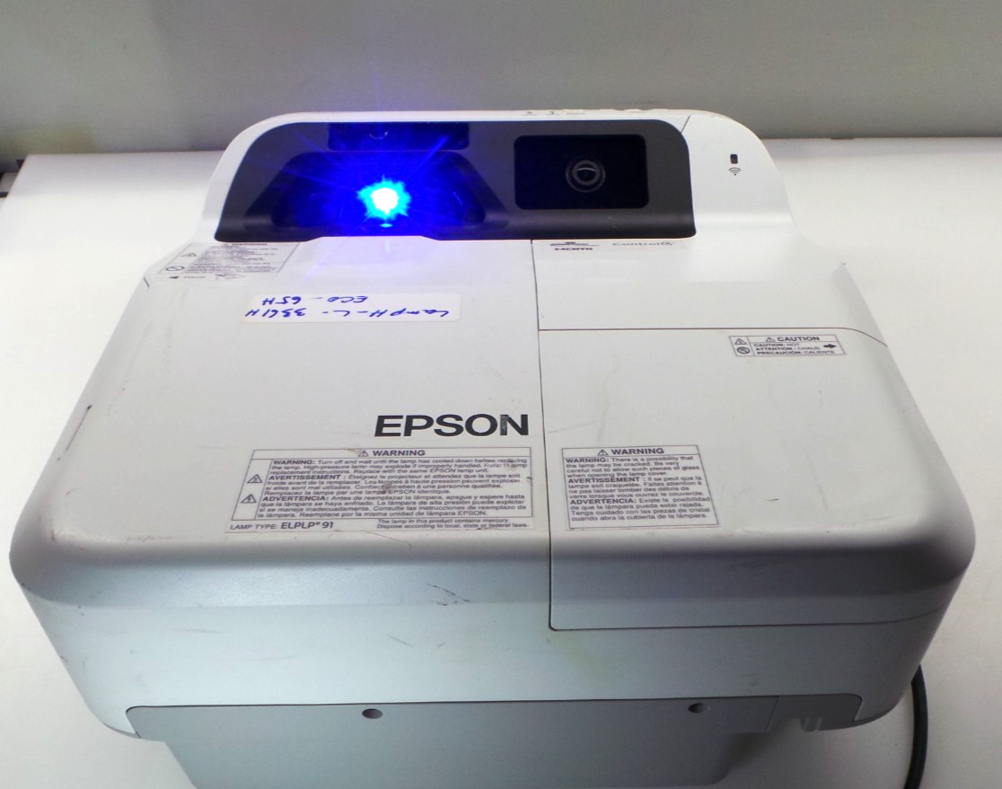 Epson Brightlink 685Wi WXGA 3500 Lumens Projector 3361 Lamp Hrs - Unit/cord only