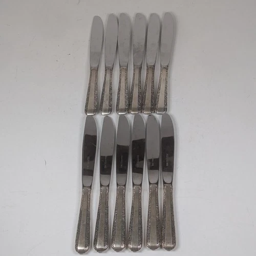 12x CANDLELIGHT By TOWLE STERLING SILVER LUNCH KNIVES-MODERN  - 8 1/2"
