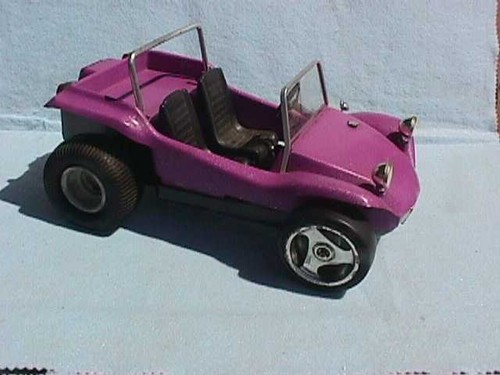 NOS UNTESTED! Vintage 1960's Cox ORANGE Dune Buggy Tether RC