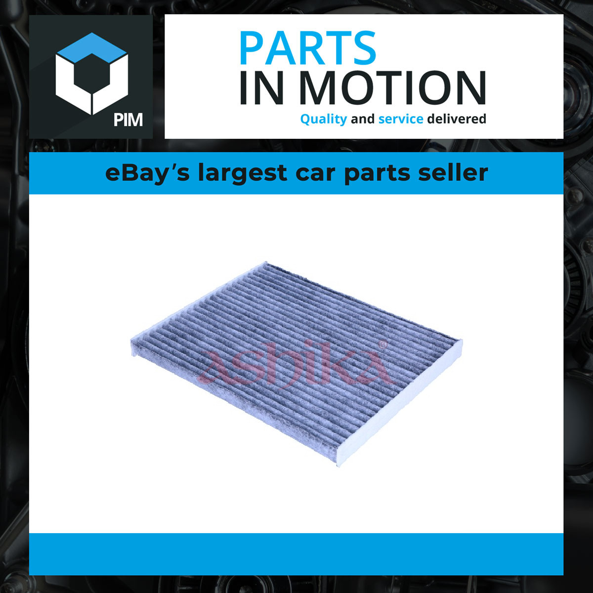 Pollen / Cabin Filter fits FIAT QUBO 225 1.4 1.3D 2008 on Ashika 55702456 New