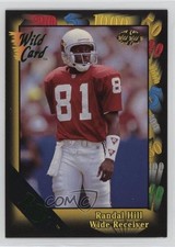 1991 Wild Card 10 Stripe Randal Hill #18 Rookie RC 04ys. rookie card picture